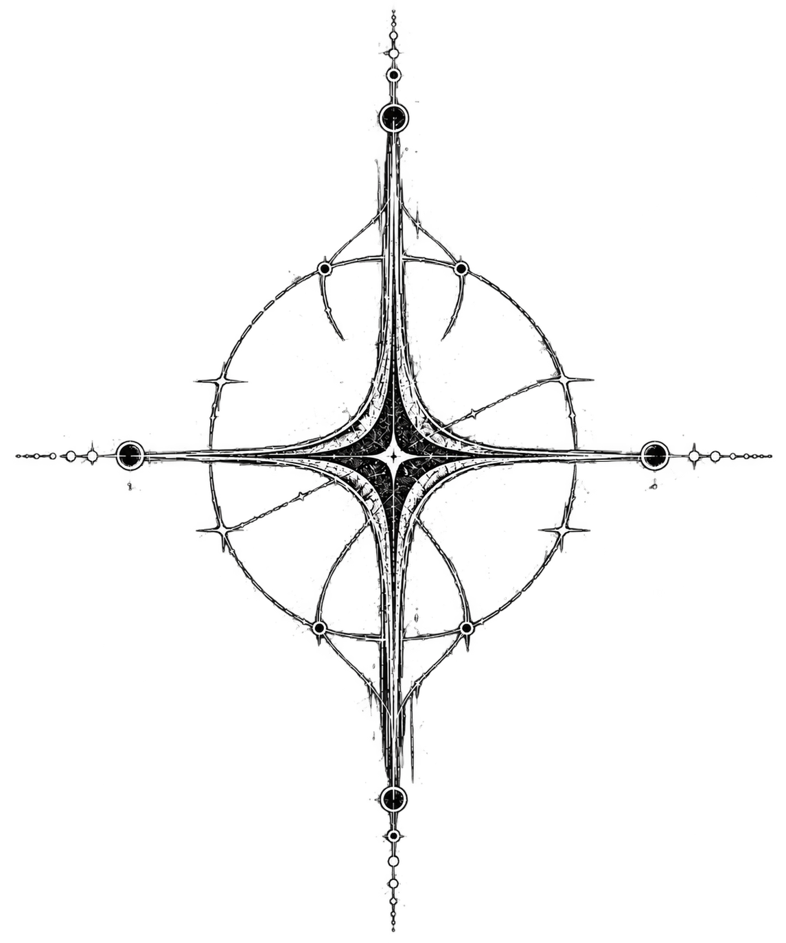 Quiet Essentials four-point star